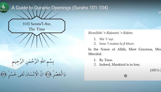 A Guide to Quranic Openings (Surahs 101-104)