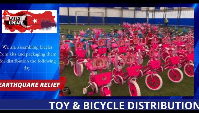 TURKIYE SUFILIVE RELIEF: Toys & Bikes make happy kids!